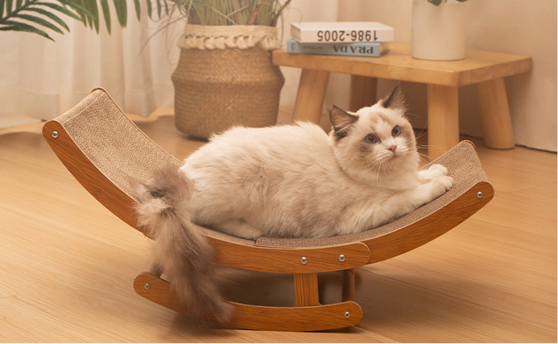 Cat Cat Scratch Board Shaker Sofa Durable Non-chip Corrugated Paper Large Grinding Claw Relieving Stuffy Self-Hi Toys Wholesale