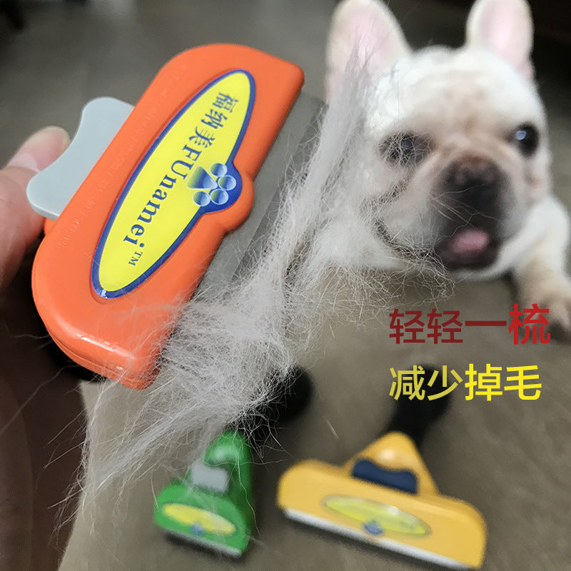 Dog Comb Method Fighting Dog Hair Special Bristles Short Hair Hair Removal Comb Artifact Pet Brush Dog Supplies