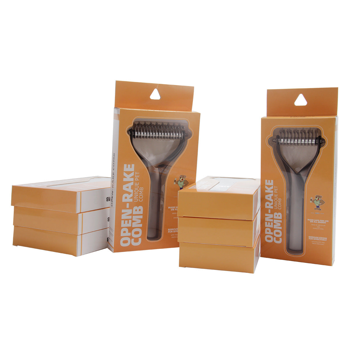 Pet Dog Open Knot Comb Double-sided Hair Removal Comb To Float Hair Comb Zinc Alloy Material Pet Industry Applicable Products