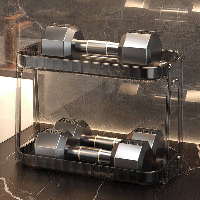 Light Luxury Toilet Double-layer Rack Washstand Cosmetic Storage Box Desktop Bathroom Skin Care Storage Rack