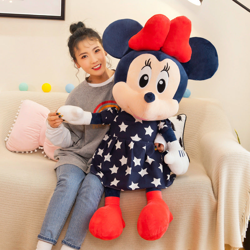 Factory Wholesale Star Mickey Plush Toy Minnie Doll Large Couple Mickey Mouse Pillow Children's Rag Doll
