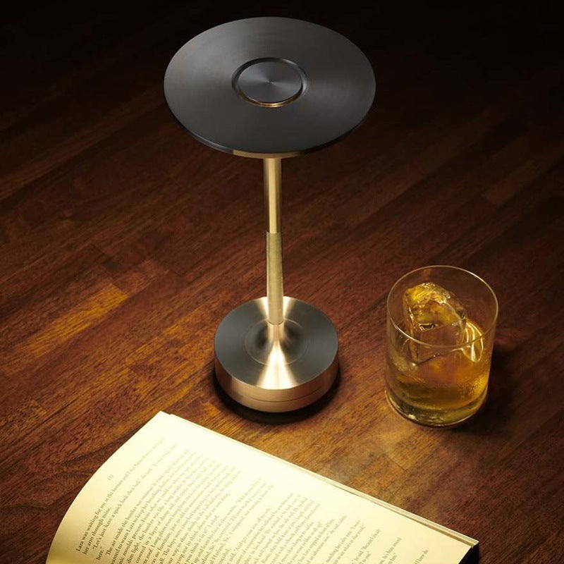 Cross-border Wholesale I-word Bar Clear Bar Atmosphere Lamp Charging Table Lamp Restaurant Table Lamp Nightlight Retro Simple Decoration