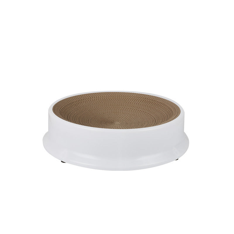 Manufacturer In Stock New Corrugated Paper Replaceable Round Cat Scratch Board Cat Toy Supplies Bowl-shaped Cat Scratch Pot