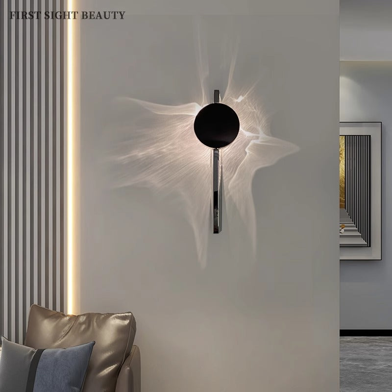 Wall Lamp Bedroom 2024 New Angel's Eye Rotating Living Room Background Wall Wall Lamp Stair Lamp Bedside Lamp Atmosphere Lamp