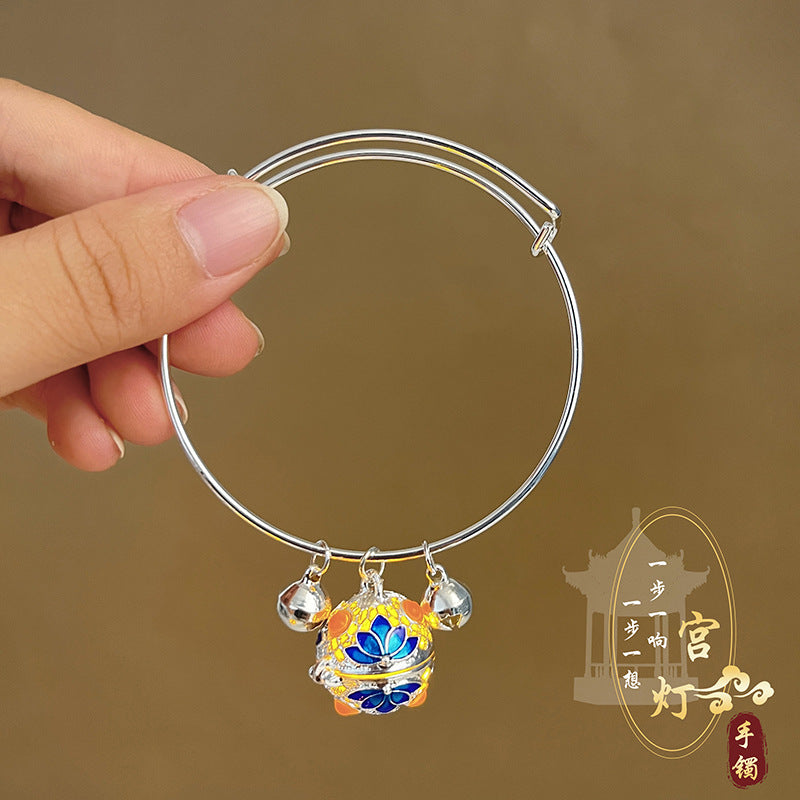 Antique Bracelet Tassel Luminous Lantern Bracelet Palace Fairy Bracelet Daily Temperament All-match Headwear For Women