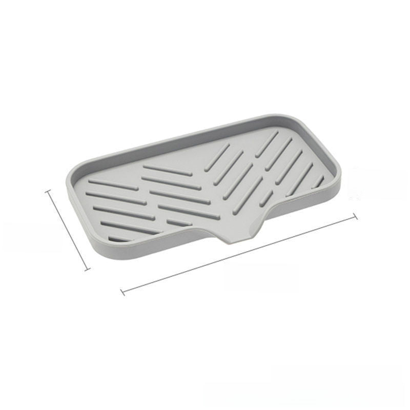 Cross-border Silicone Soap Box Does Not Accumulate Water Creative Japanese Bathroom Toilet Silicone Soap Box Size Drain Pad