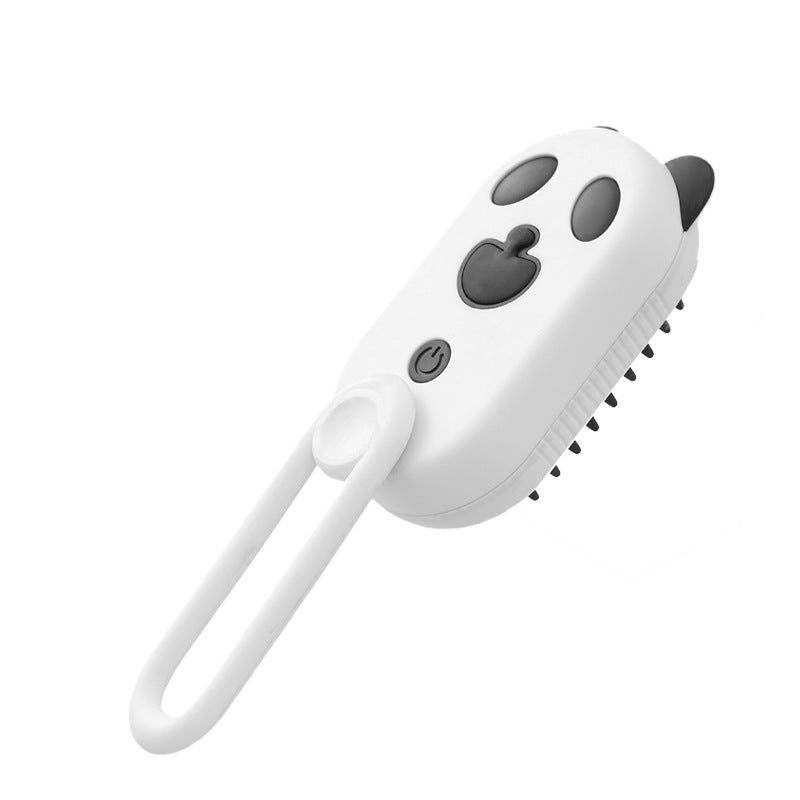 Cross-border Cat And Dog Pet Spray Massage Brush One-key Steam Spray Folding Rotatable Floating Hair Bath Brush Shake