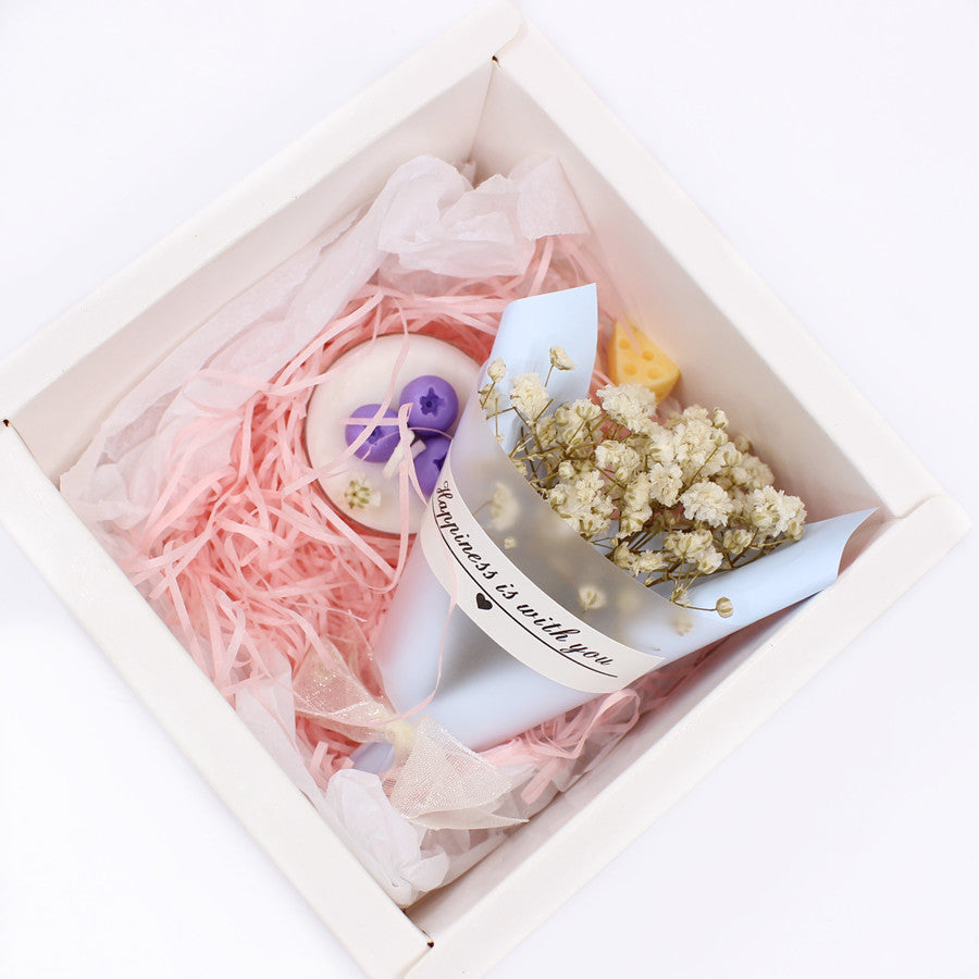 Cross-border Valentine's Day Mini Flower Blossom Star Immortal Dried Flower Creative Gift Box With Accompanying Ceremony Decoration