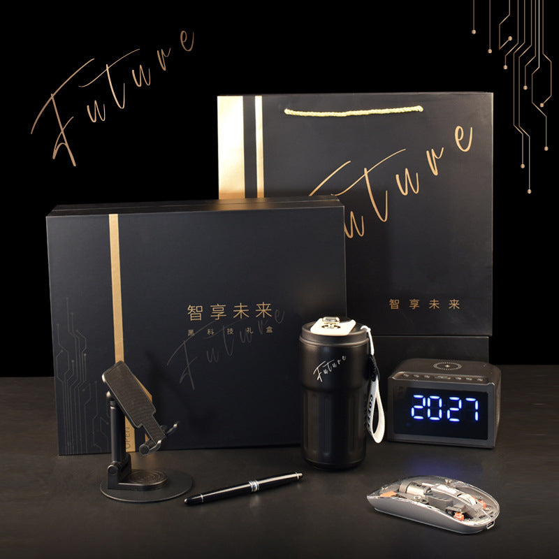 The Company's Business Companion Gift To Send Customers Advanced Intelligent Technology Sense Gift Combination Enterprise Anniversary Suit Gift Box