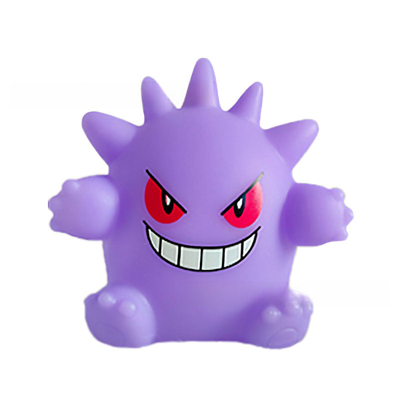 Cross-border Hot Geng Ghost Night Light Birthday Gift Bedside Decoration Bao Ke Meng Pikachu Luminous Geng Ghost Doll