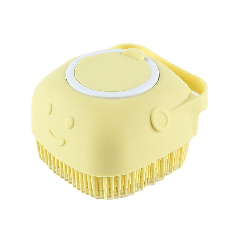 Silicone Bath Brush Soft Bath Brush Cat Dog Bath Brush Cleaning Soft Brush Multifunctional Pet Brush