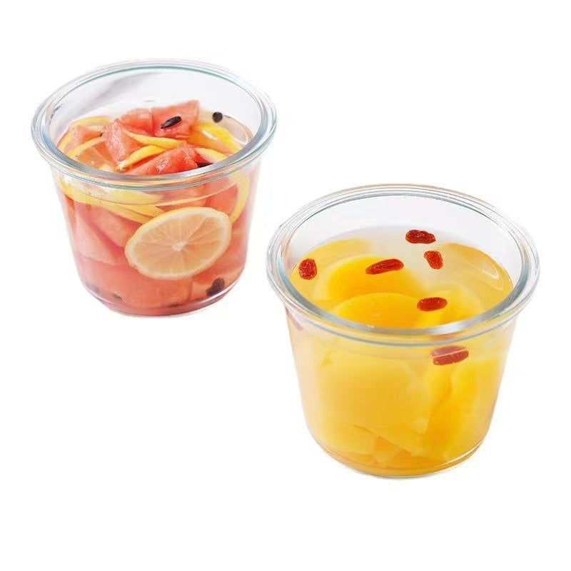 High Temperature Resistant Soup Cup Portable Office Worker Bento Sealed Soup Box Glass Lunch Box Microwave Heating Special Bowl With Lid