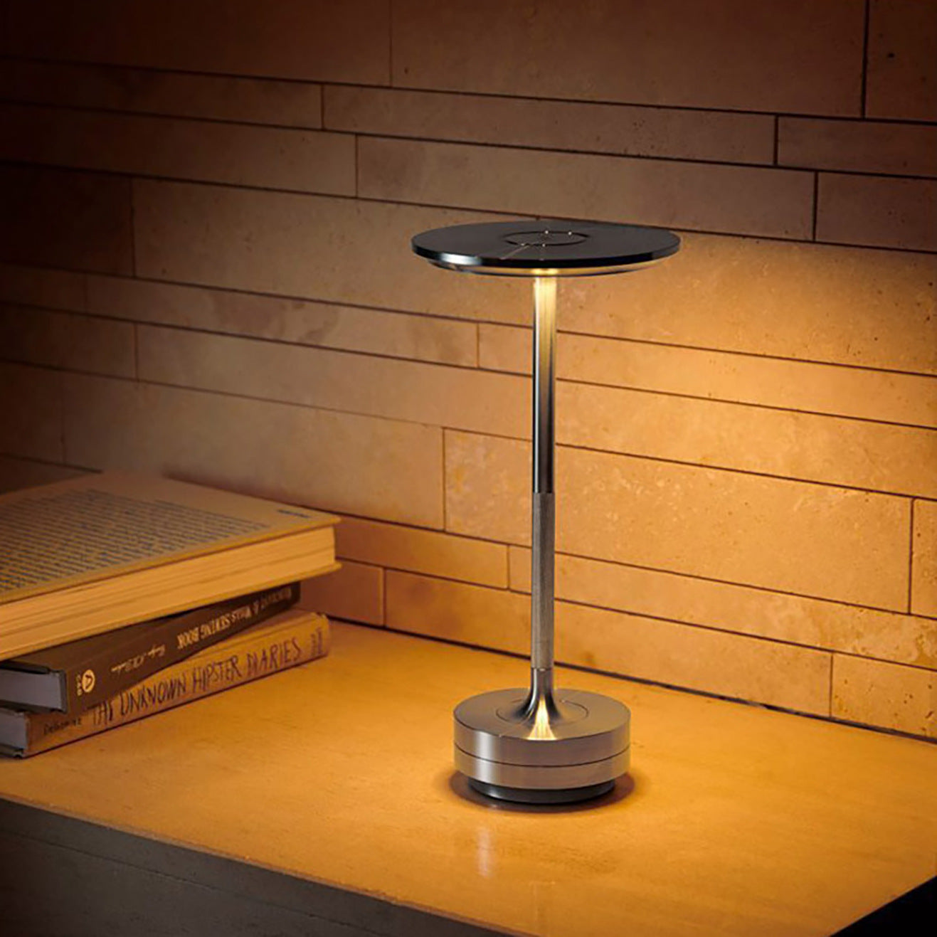 Cross-border Wholesale I-word Bar Clear Bar Atmosphere Lamp Charging Table Lamp Restaurant Table Lamp Nightlight Retro Simple Decoration
