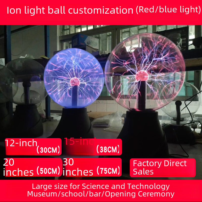 Love Magic Lamp Plasma Ball Electrostatic Ball Glow Ball Magic Lightning Ball Electric Light Ball Outdoor Lamp Ion Lamp