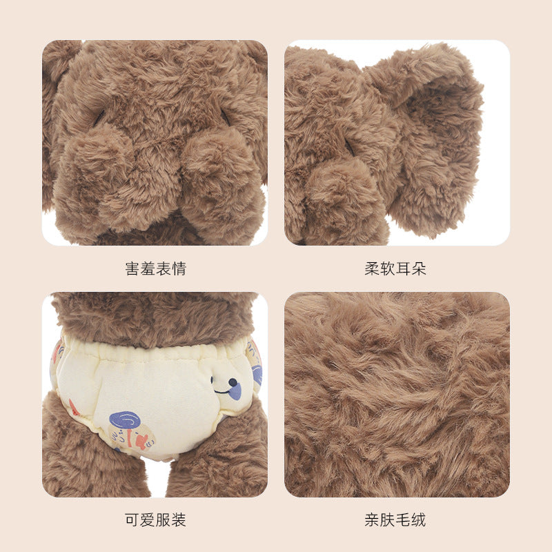 Catch Fun New Year Baby Elephant Plush Toy Cute Elephant Doll Doll Sleeping Pillow Doll Girl Birthday Gift