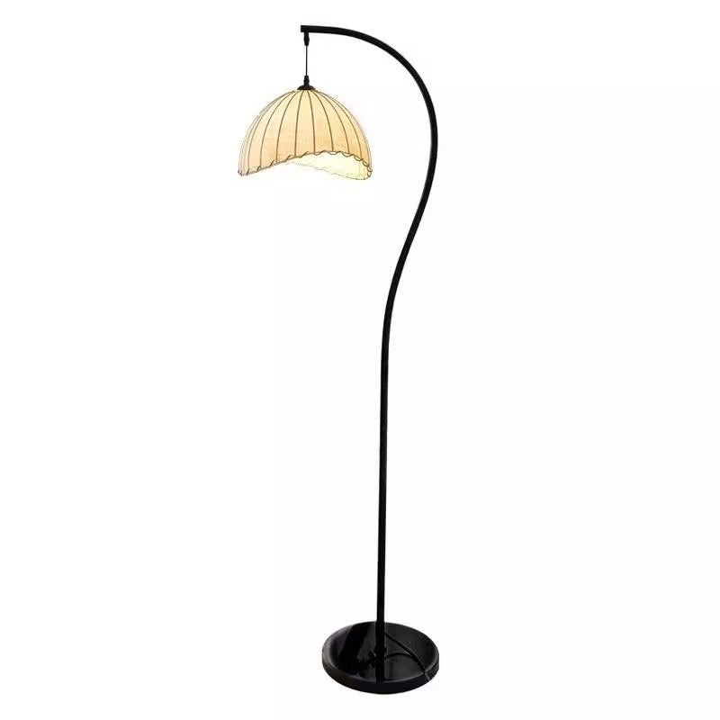 Middle Ancient Style Fishing Floor Lamp Living Room Sofa Bedroom Atmosphere Retro Study Corner Vertical Table Lamp