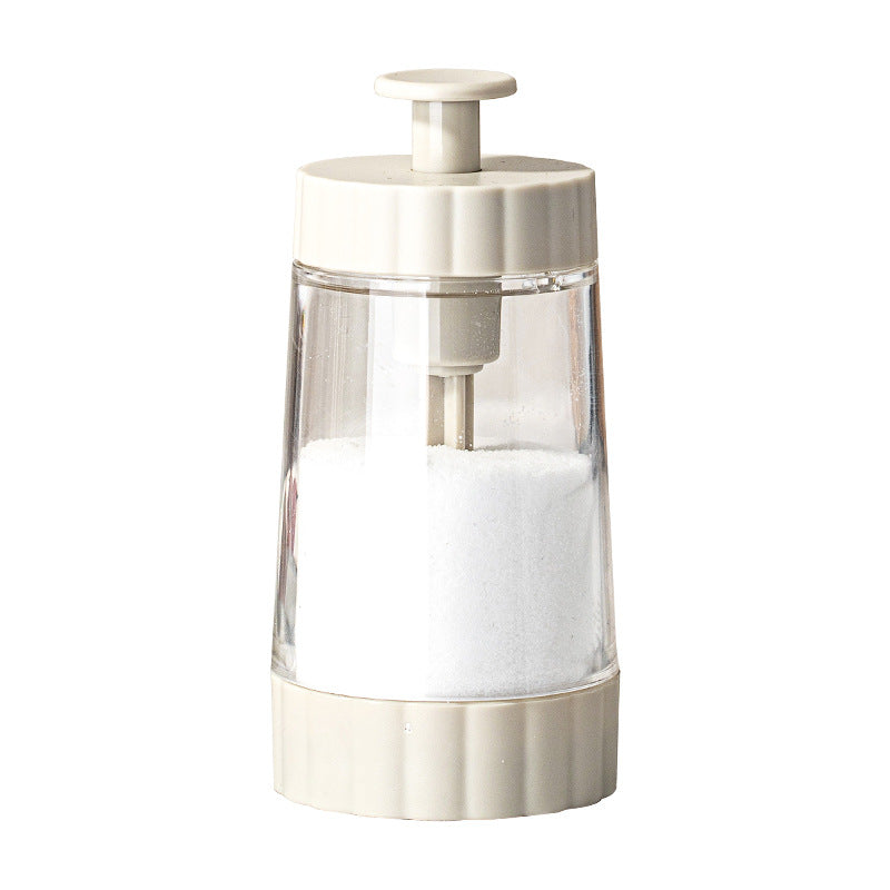 Quantitative Salt Jar Seasoning Jar Control Salt Bottle MSG Seasoning Box Household Kitchen Condiment Container Metering Salt Spreader