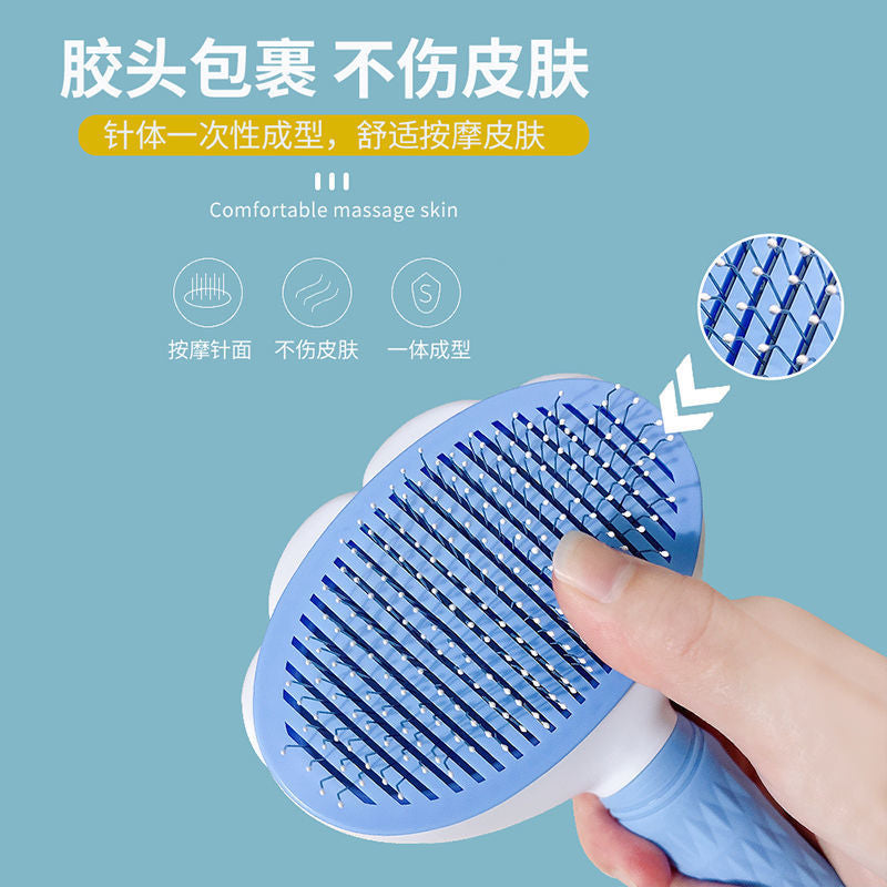 Hanhan Cat Comb Dog Brush Dog Hair Removal Brush Cat Hair Cleaner Cat Hair Removal Brush Pet Supplies