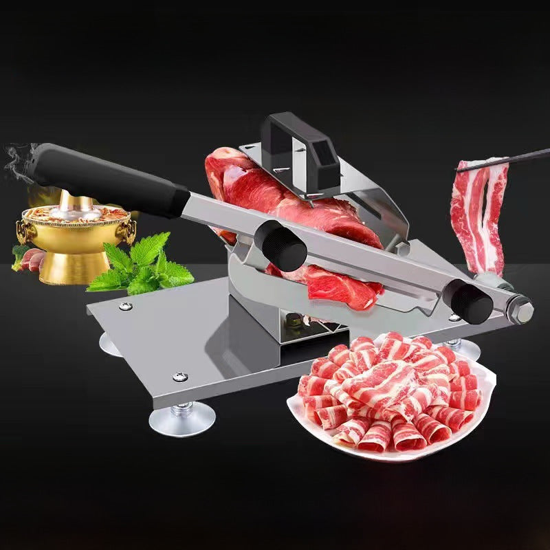 Household Commercial Mutton Roll Slicer Multifunctional Cutting Vegetables Frozen Meat Manual Slicing Artifact Hot Pot Fat Cattle Meat Cutter