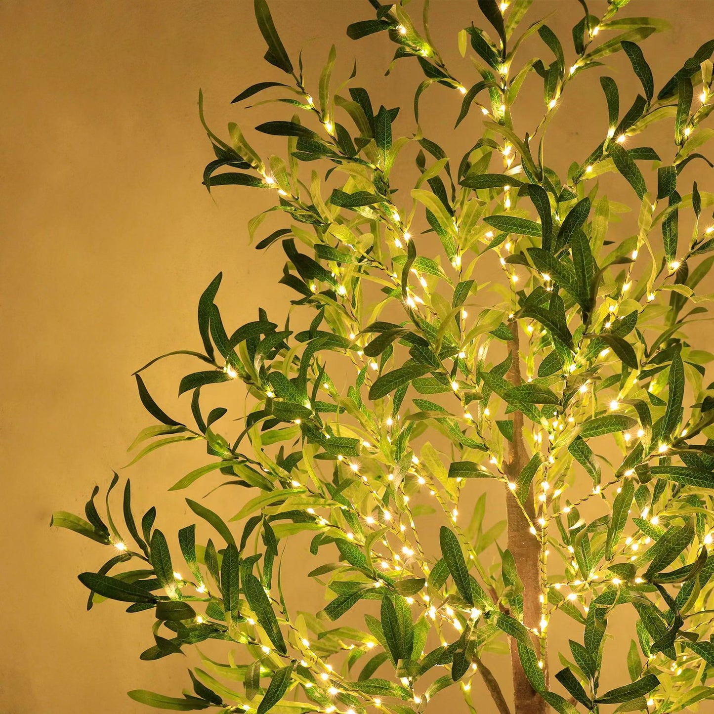 Olive Tree Lamp Cross Border Olive Leaf Led Simulation Tree Lamp Luminous Tree Simulation Plant Lamp Birch Lamp