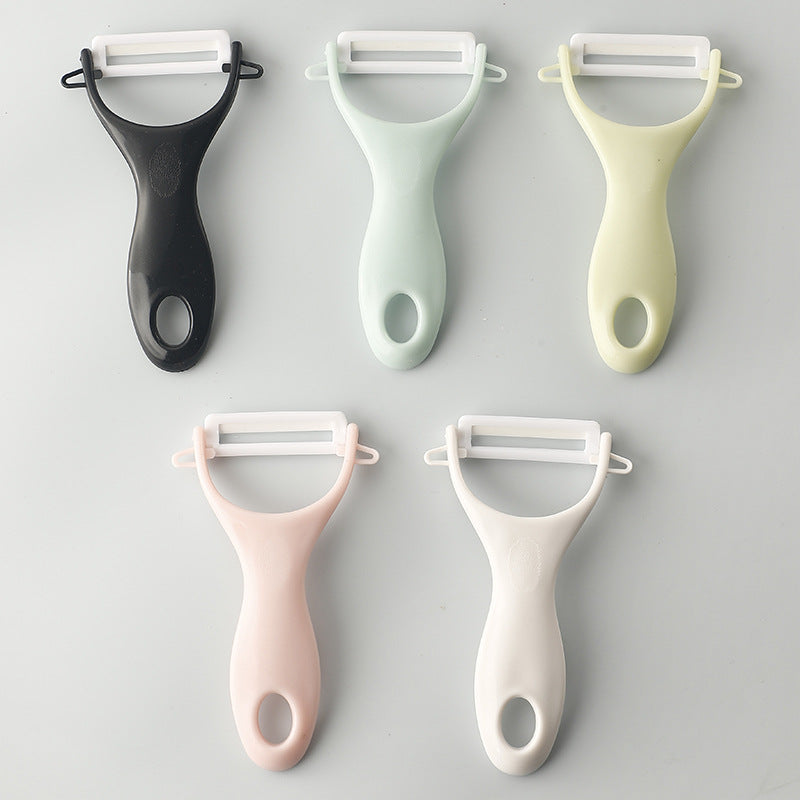 Ceramic Peeler Peeling Peeler Planer Household Potato Apple Vegetable Peeling Scraper Melon Planer Gift Printing