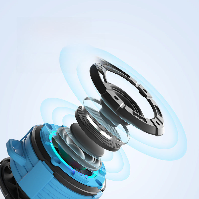 Riding Bathroom Waterproof Bluetooth Speaker Kitchen With Large Suction Cup Mini Wireless Portable Audio Outdoor