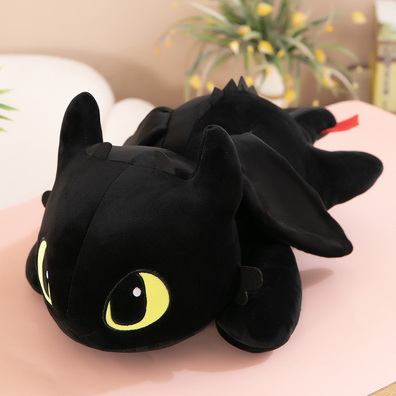 Foreign Trade Explosions Small Dragon Plush Toy Lie Prone Toothless Doll Pillow Girl Birthday Gift Doll Wholesale
