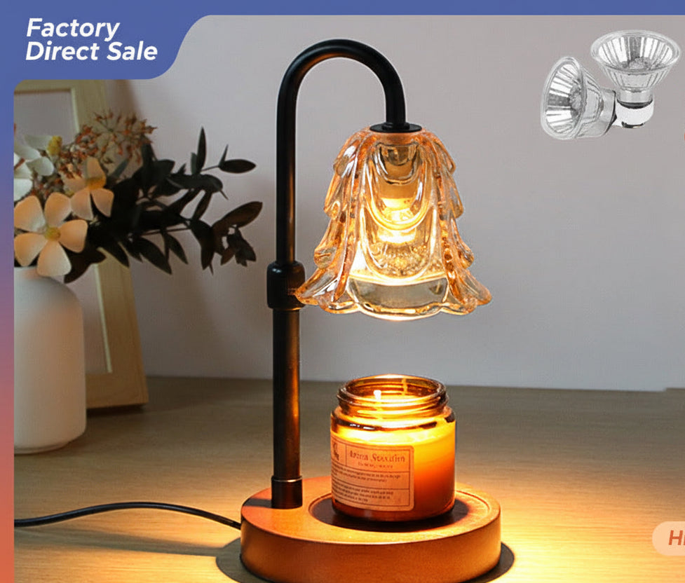 Factory Direct Retro Wax Melting Lamp Simple Luxury High-end Aromatherapy Lamp Candle Lamp Wholesale Melt Wax Cross-border E-commerce