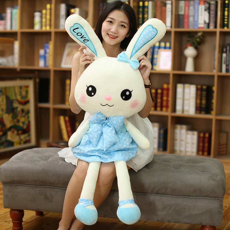 Rabbit Doll Large Plush Toy Girls Bed Sleeping Rag Doll Super Soft Doll Cute Birthday Gift