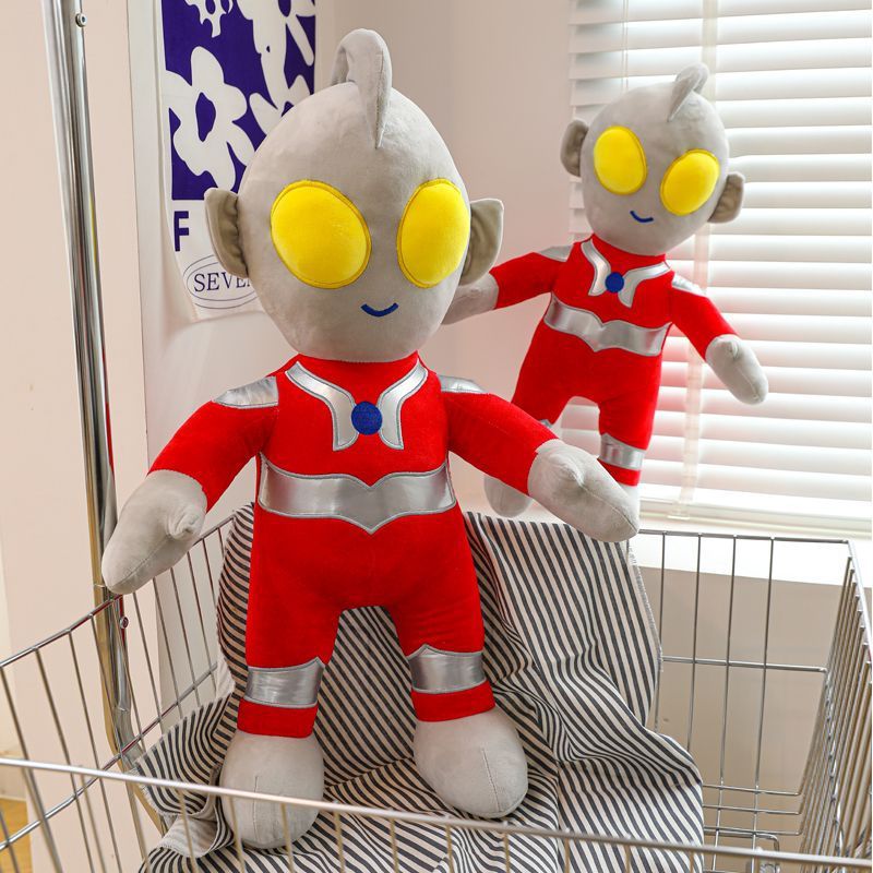 Ultraman Plush Toy Doll Large Boy Sleeping Pillow Rag Doll Superman Doll Children's Birthday Gift