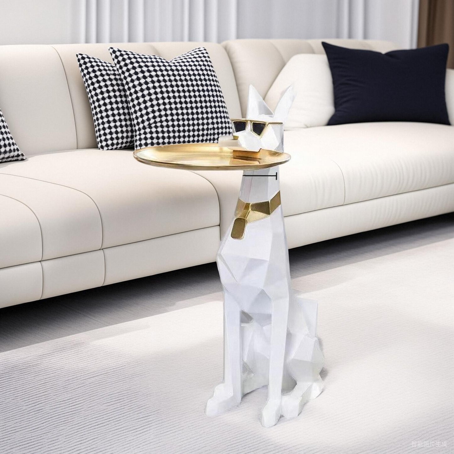 Living Room Ornaments Violence Bear Internet Celebrity Landing Large Dog Light Luxury Entrance Art Advanced Sense Niche Home Decorations
