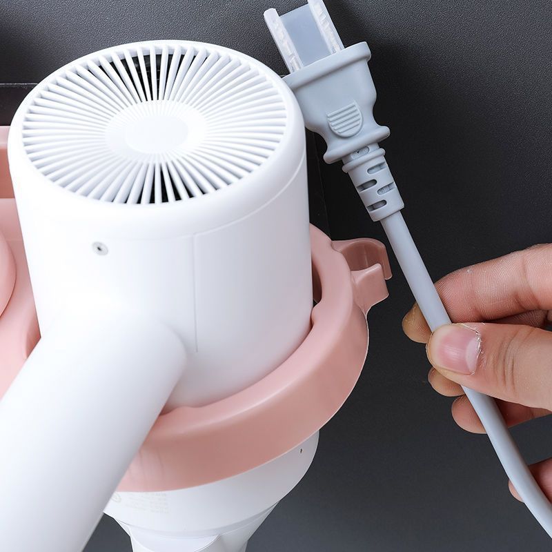Multifunctional Hair Dryer Storage Rack Bathroom Toilet Storage Bracket Placing Rack Punch-Free Wall-Mounted Toilet Drill
