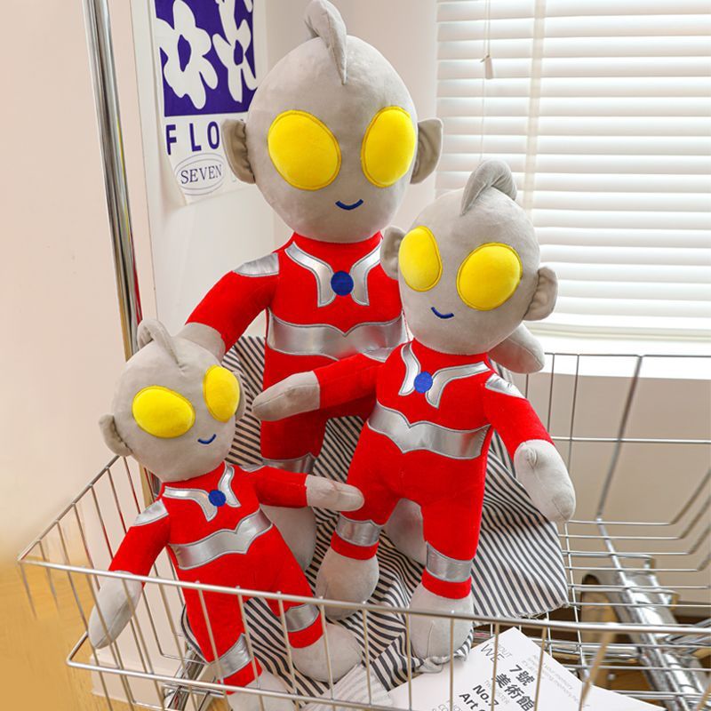 Ultraman Plush Toy Doll Large Boy Sleeping Pillow Rag Doll Superman Doll Children's Birthday Gift