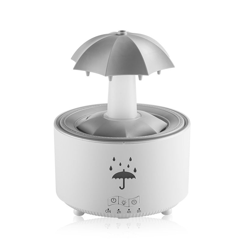 New Raindrop Fragrant Machine Essential Oil Diffuser Home Desktop Rotating Water Drop Humidifier Colorful Raindrop Aromatherapy Machine