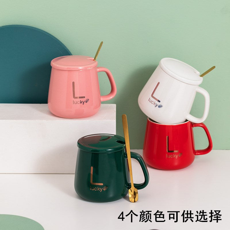 Creative Ceramic Cup High Color Value Water Cup Mug Gift Box Practical Small Gifts For Suit Opening Activities