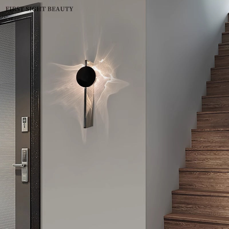 Wall Lamp Bedroom 2024 New Angel's Eye Rotating Living Room Background Wall Wall Lamp Stair Lamp Bedside Lamp Atmosphere Lamp
