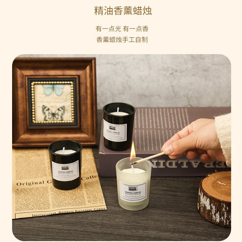 Aromatherapy Candle Incense Soothe Sleep Aid Home Indoor Lasting High-end Sense Accompanying Gift Box Bedroom Style Gift