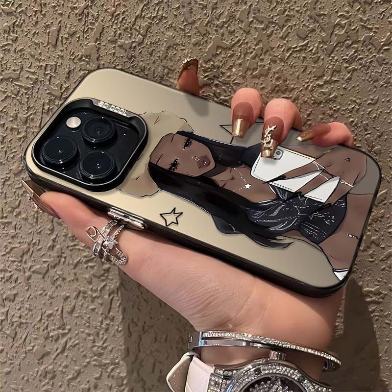 Fashion Spice Girls For Apple 16Promax Mobile Phone Shell Personality Yuan Gas Shell IPhone15/14/13 Text 12