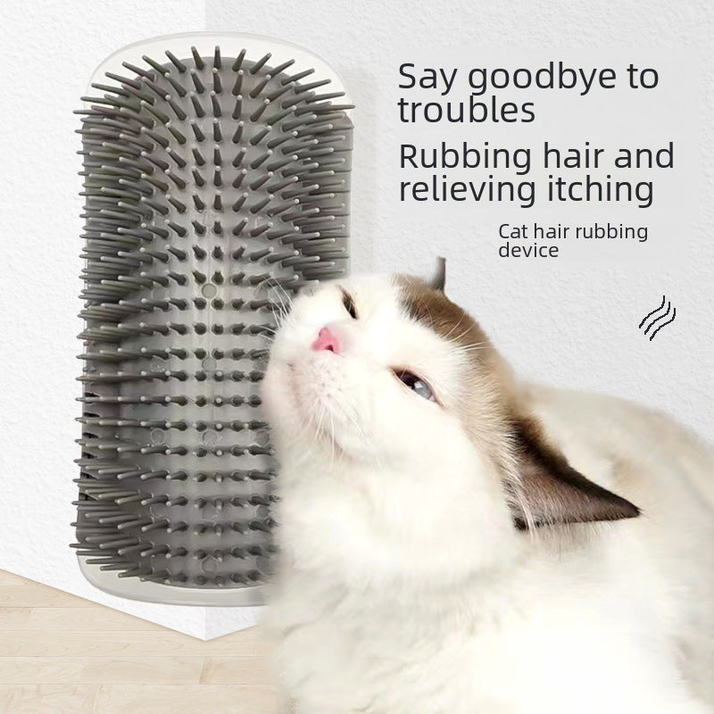 Corner Hair Scratcher Cat Corner Scratcher Massage Scratcher Scratching Artifact Self-Hi Scratching Face To Floating Hair Pet Supplies