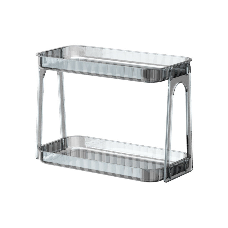 Light Luxury Toilet Double-layer Rack Washstand Cosmetic Storage Box Desktop Bathroom Skin Care Storage Rack
