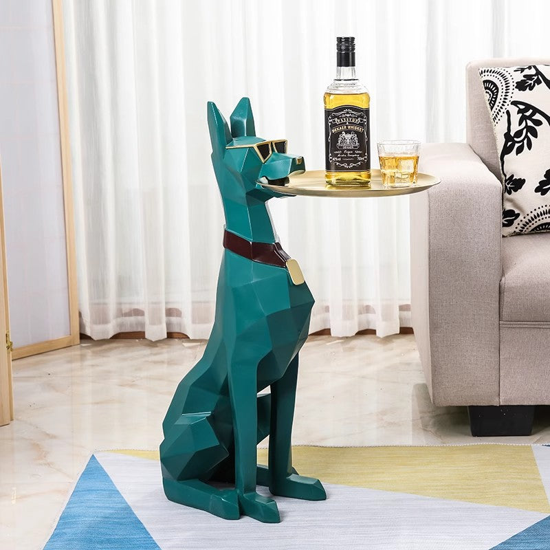 Living Room Ornaments Violence Bear Internet Celebrity Landing Large Dog Light Luxury Entrance Art Advanced Sense Niche Home Decorations