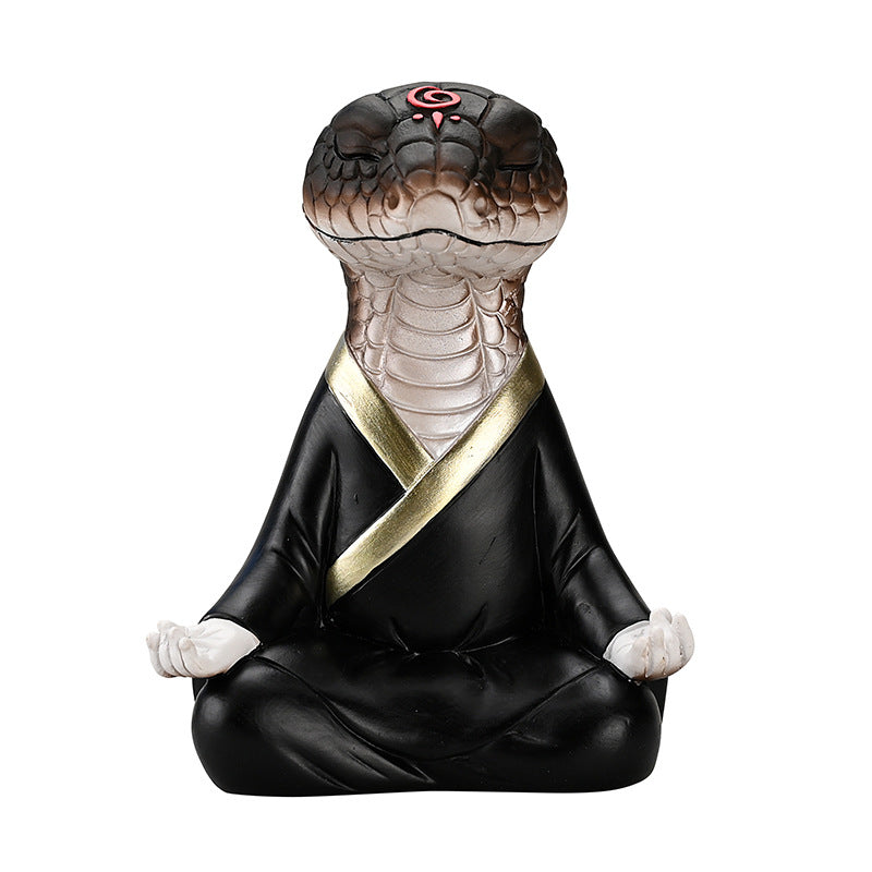 Source Factory On Behalf Of This Life Year Zen Snake Ornaments Desktop Fortune Car Decoration Gift Python Mascot