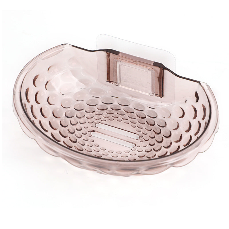 Toilet Non-perforated Draining Soap Box Storage Rack Household Bathroom Multifunctional Wall-mounted Soap Box