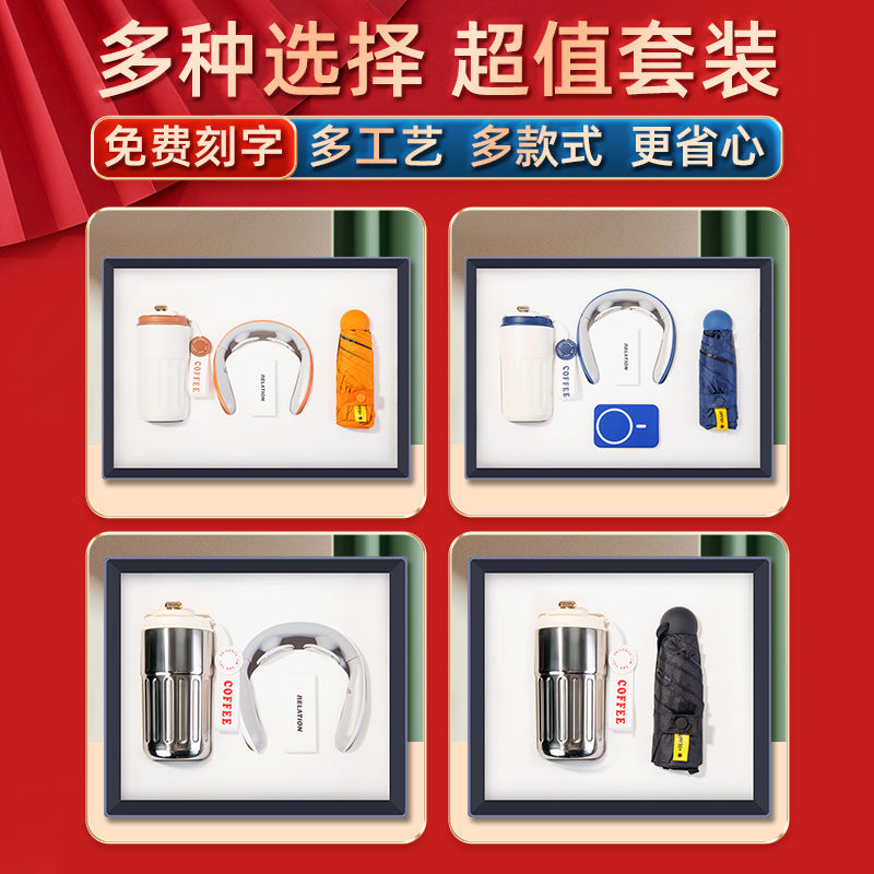Company Business Gift Set Gift Box Activity Accompanying Gift To Send Staff To Open Store Celebration Souvenir Custom Logo