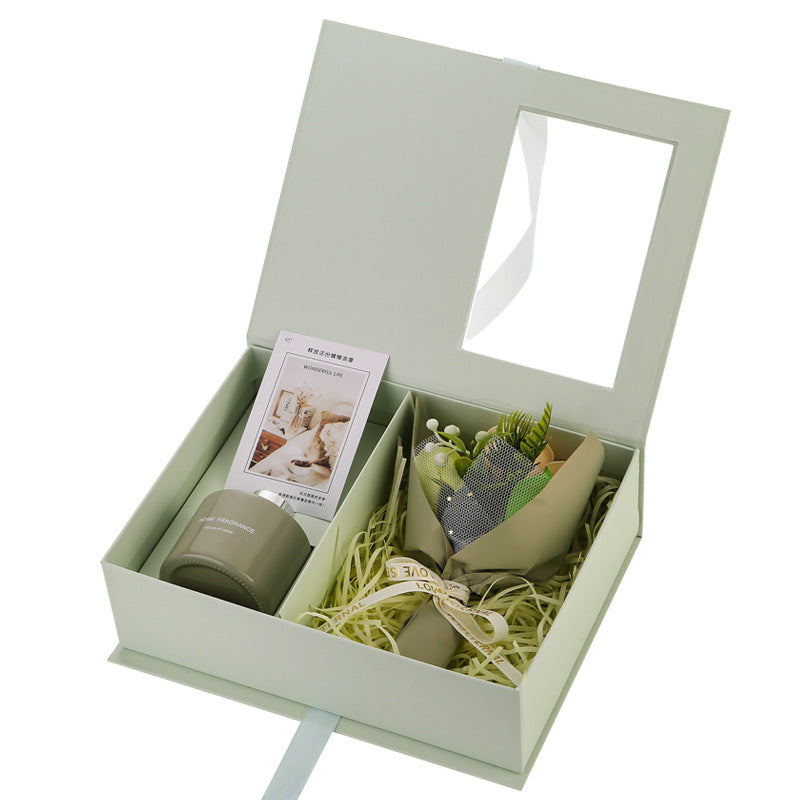 Mother's Day Birthday Gift Bouquet Aromatherapy Gift Box Business Gift Suit High-grade Gift For Mother-in-law