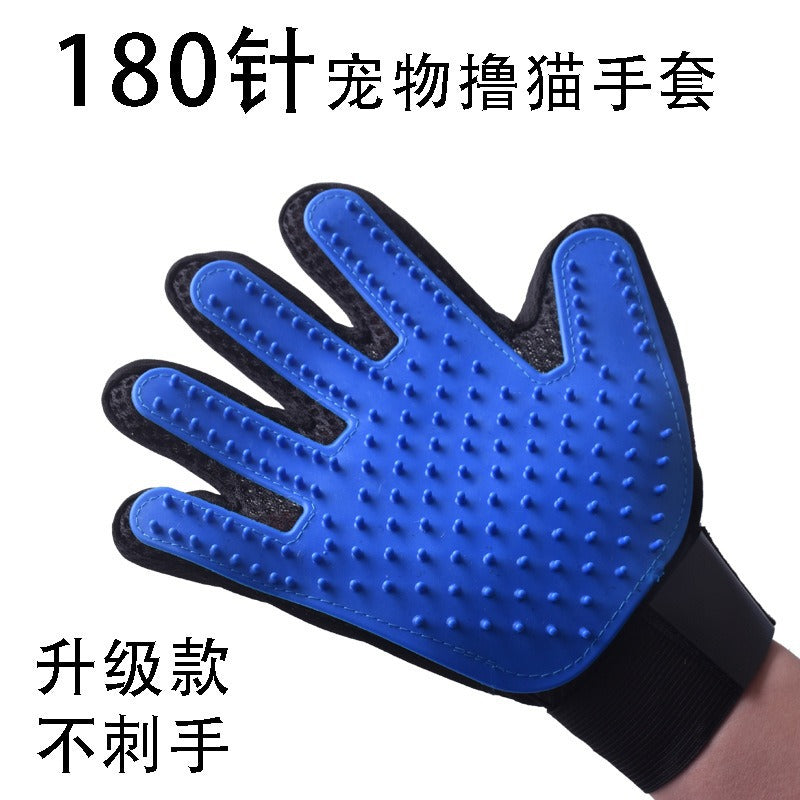 New Product Cat Gloves Rubber Pet Cleaning Floating Brush Pet Grooming Gloves Cat And Dog Bathing Supplies