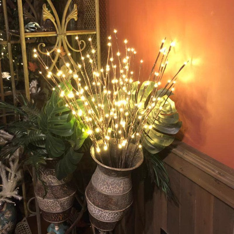 Simulation Branch Led Lights Creative Nightlight Clear Bar Homestay Decorative Light String Ins Nordic Room Bedroom Layout