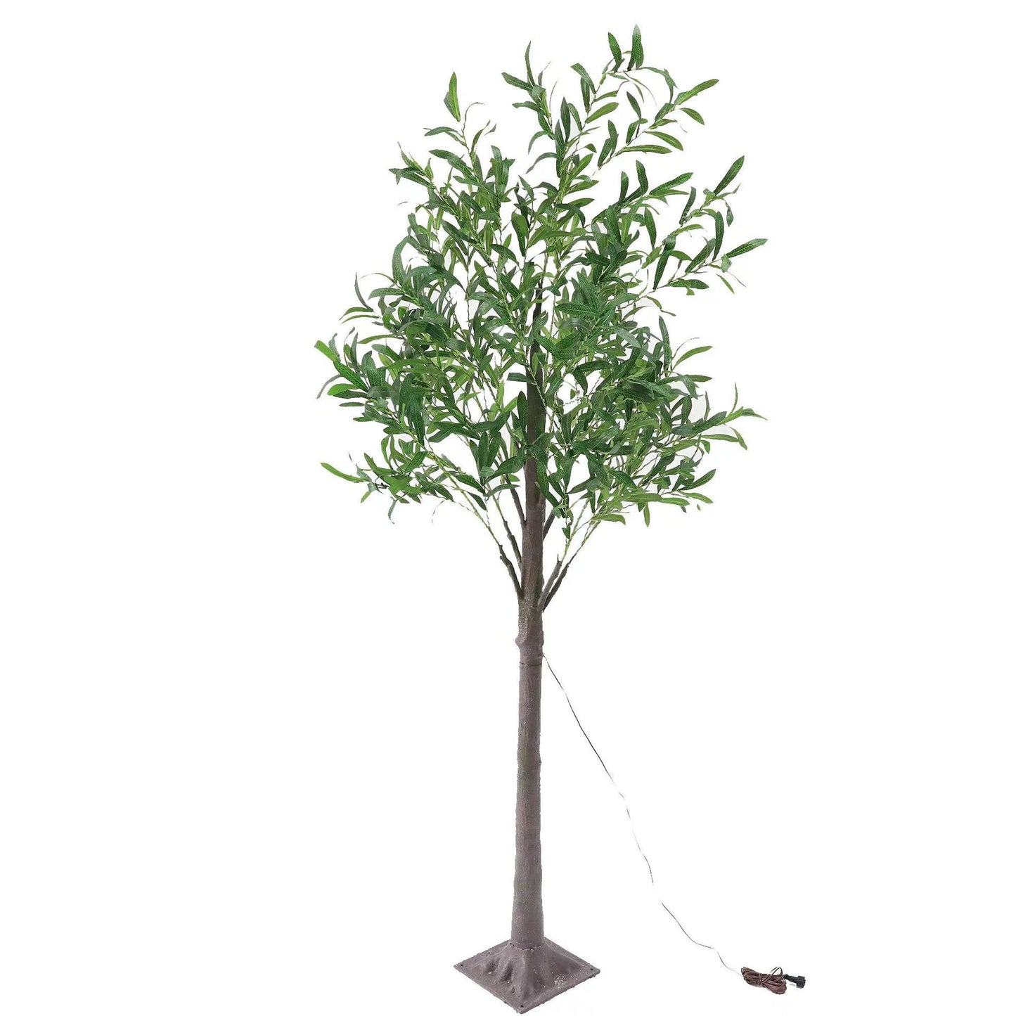 Olive Tree Lamp Cross Border Olive Leaf Led Simulation Tree Lamp Luminous Tree Simulation Plant Lamp Birch Lamp