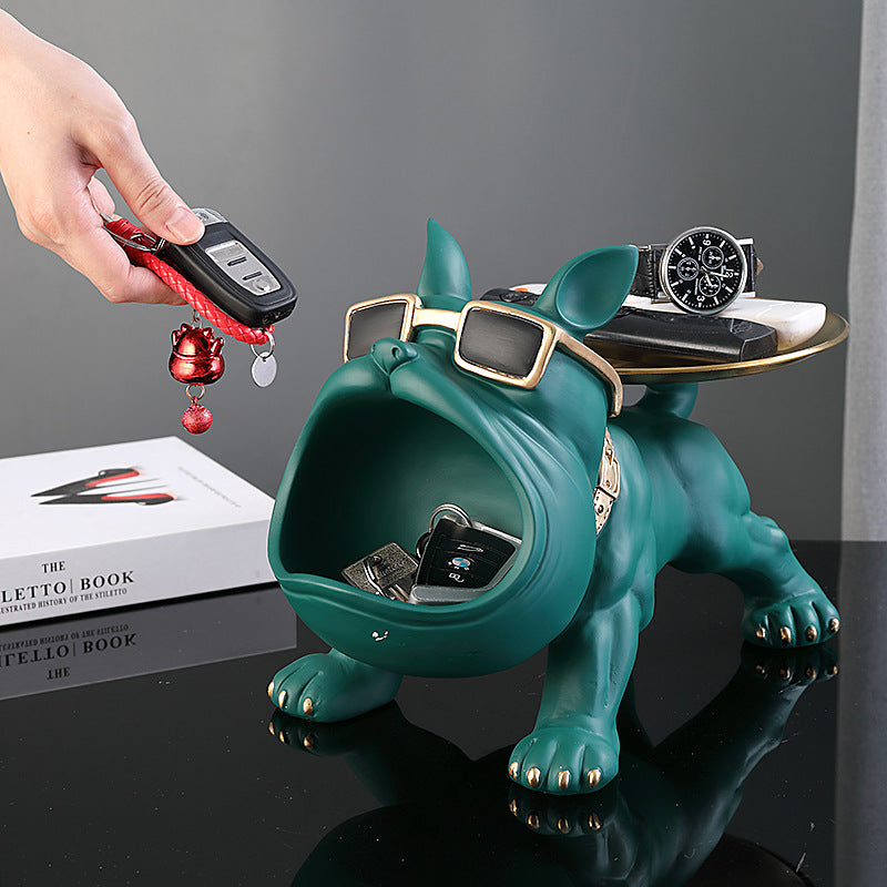 Doorway Entrance Desktop Bucket Key Storage Ornaments Light Luxury Decoration Entrance Shoe Cabinet Tray Creative Home Good