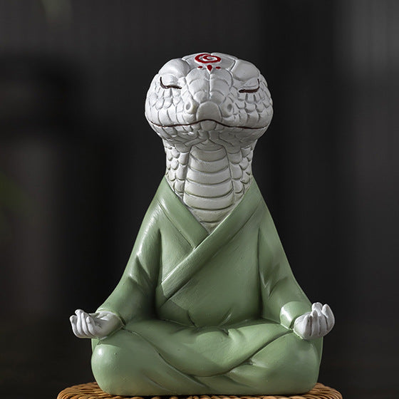 Source Factory On Behalf Of This Life Year Zen Snake Ornaments Desktop Fortune Car Decoration Gift Python Mascot